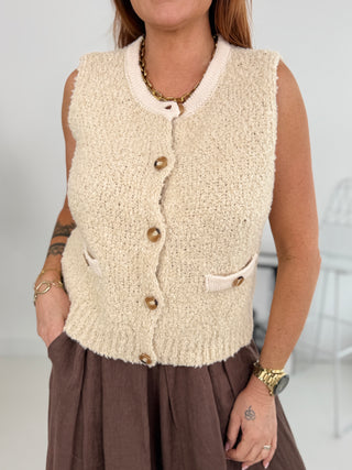 Chaleco punto alpaca 2602139