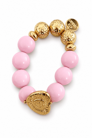 Perlenarmband in Rosa - Levelone GmbH & Co. KG