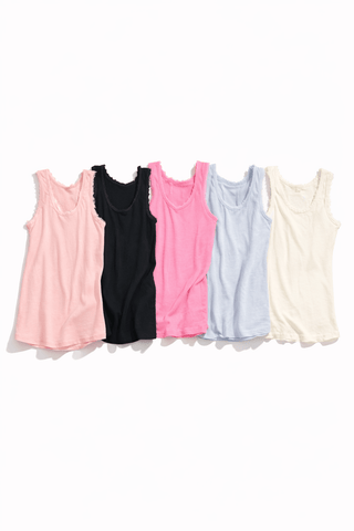 Top in schönen Farben: Rosa, Schwarz, Pink, Hellblau, Weiß,