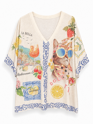 Feinstrick T-Shirt 2606172