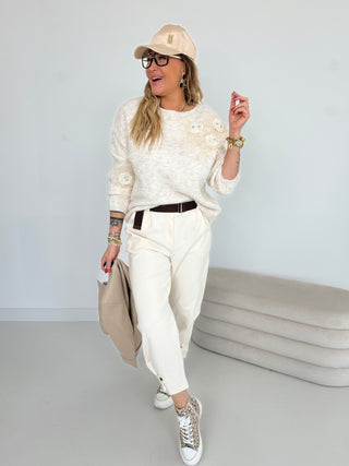 Strickpullover-creme-onesize-levelone