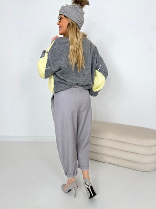 Pantalón tejido elegante 2512080