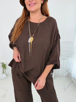 Leinen T-Shirt 2606123