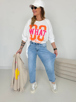 Jeans Stretchhose in Blau