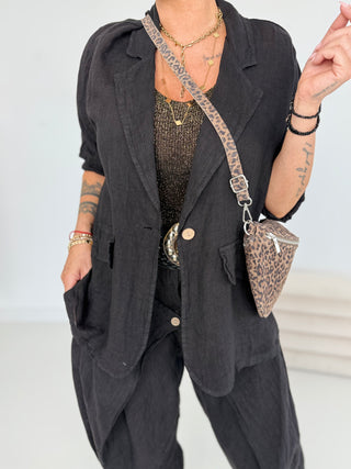 Leinen Blazer 2506128