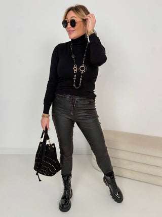 Pantalón piel elastizada 2511084