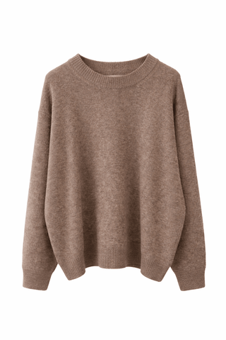 Strickpullover in Taupe-damen-levelone
